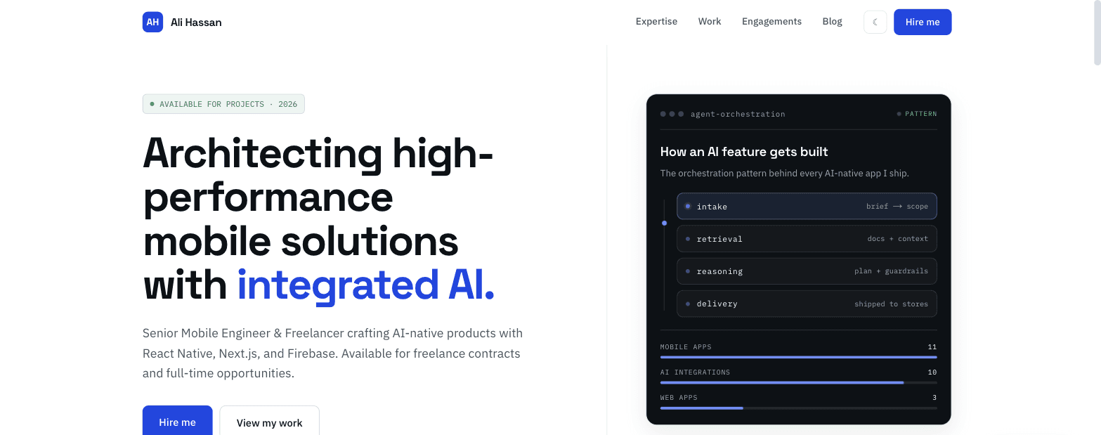 Personal Portfolio Platform